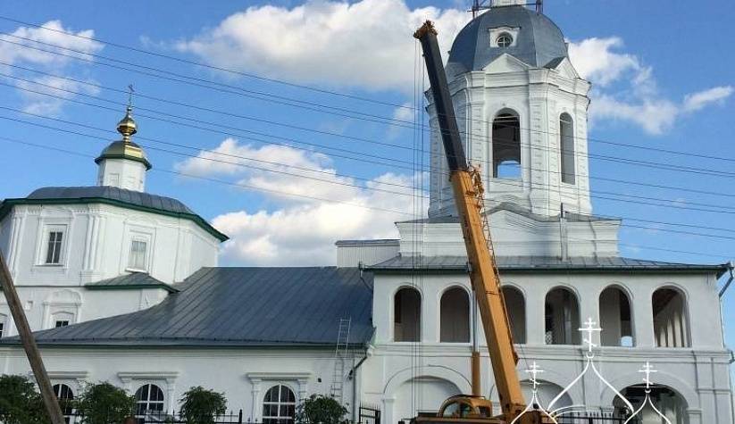 Изготовление и установка куполов на Троицкий храм в городе Касимов