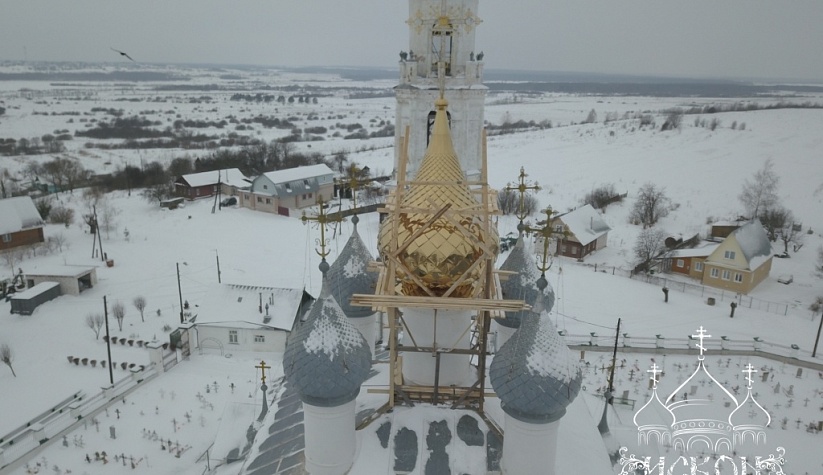 Купола для церкви Успения Пресвятой Богородицы в с. Тетеренское