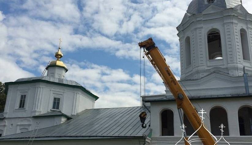 Изготовление и установка куполов на Троицкий храм в городе Касимов
